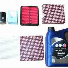 Olej Elf Evolution 900 SXR 5W-30 to idealny wybór, jeśli szukasz, jaki olej do silnika benzynowego z gazem. Zestaw zawiera też filtry.