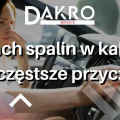 Kobieta w samochodzie czuje nieprzyjemny zapach spalin w kabinie. Najczęstsze przyczyny tego problemu.