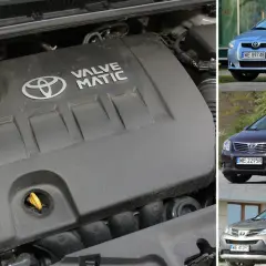 Silnik Toyota Valvematic, jeden z najlepszych silników benzynowych, w towarzystwie Aurisa, Avensisa i RAV4.