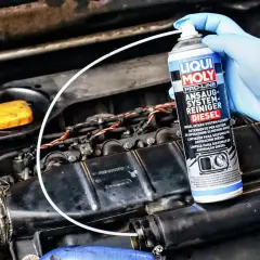 Czyszczenie układu dolotowego diesla. Preparat Liqui Moly do wymiany EGR i czyszczenia kolektora.