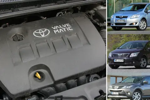 Silnik Toyota Valvematic, jeden z najlepszych silników benzynowych, w towarzystwie Aurisa, Avensisa i RAV4.