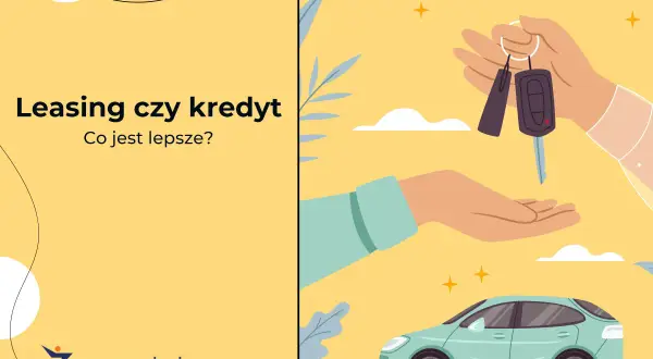 Kluczyki do auta przekazywane z ręki do ręki. Czy lepsza będzie pożyczka leasingowa, czy kredyt?