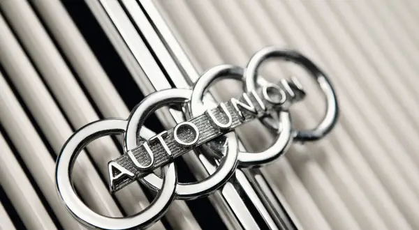 Cztery pierścienie Auto Union, symbol marki, która dała początek Audi.