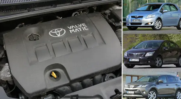 Silnik Toyota Valvematic, jeden z najlepszych silników benzynowych, w towarzystwie Aurisa, Avensisa i RAV4.