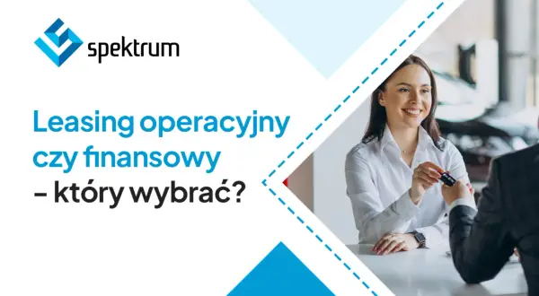 Uśmiechnięta kobieta przekazuje kluczyki do auta, ilustrując różnicę między leasingiem operacyjnym a finansowym.