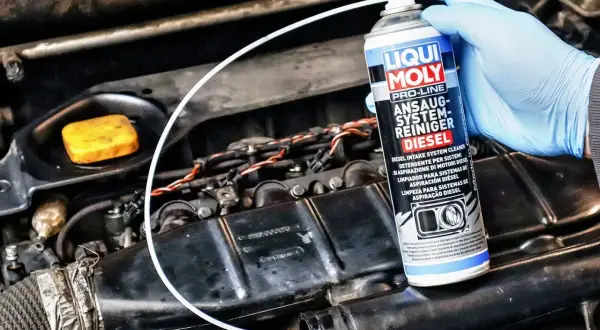 Czyszczenie układu dolotowego diesla. Preparat Liqui Moly do wymiany EGR i czyszczenia kolektora.