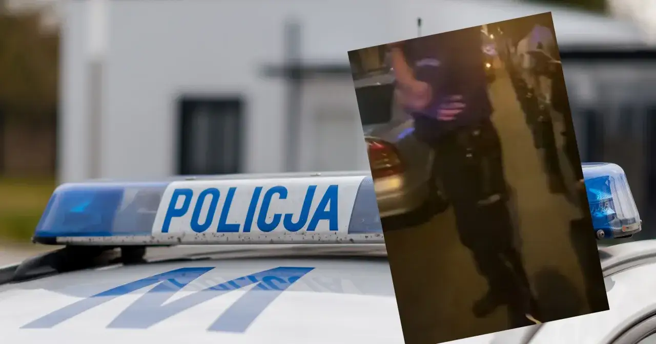 Czy policjant po służbie może wystawić mandat? Na zdjęciu radiowóz z napisem