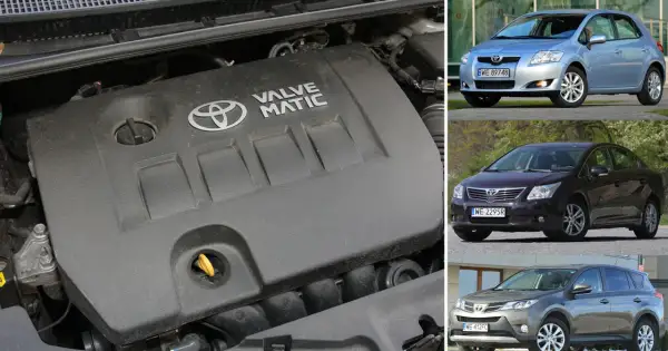 Silnik Toyota Valvematic, jeden z najlepszych silników benzynowych, w towarzystwie Aurisa, Avensisa i RAV4.